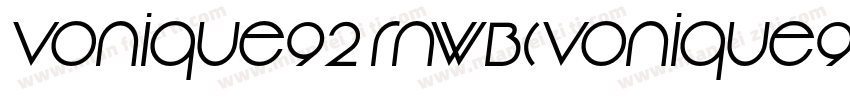 Vonique92 rnWB(Vonique92)字体转换